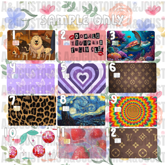 Custom Card Stickers